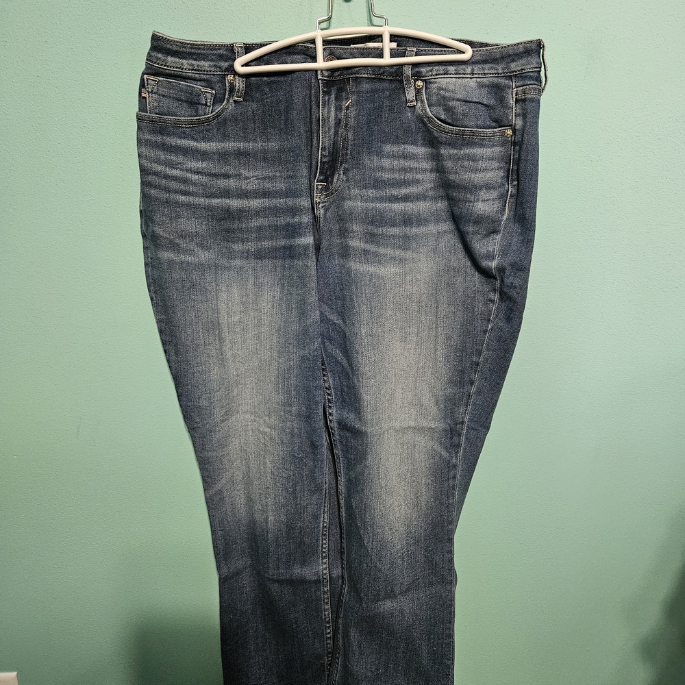 Vigoss Women's Straight Leg Jeans in Blue